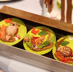 Moldes animalitos del bosque - Nonnalucia