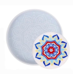 Imagen de Molde de silicona posavaso mandala redondo