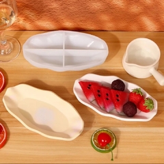 Molde silicona para bandeja ovalada onda