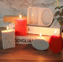 Molde silicona para jabones o velas vintage - tienda online
