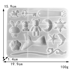 Molde silicona figuras varias - Nonnalucia