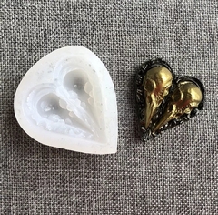 Molde silicona calaveras de cuervo en internet