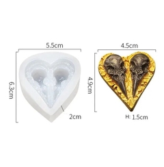 Molde silicona calaveras de cuervo - comprar online