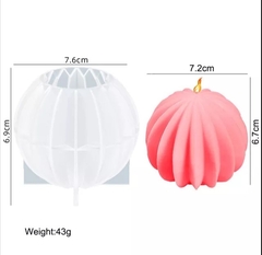 Molde silicona esfera gajos chicos - comprar online
