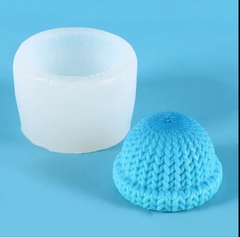 Molde silicona gorro de tejido