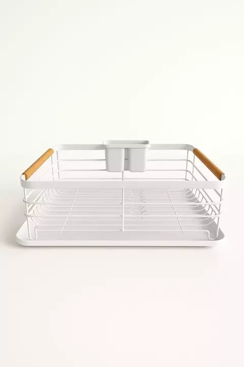 Seca Platos BLANCO y BAMBU - comprar online