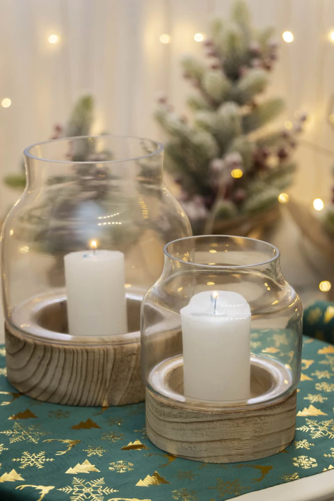 Portavela Fanal Vidrio 30cm - comprar online