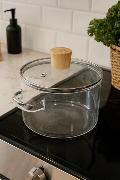 Olla Vidrio con Tapa 1900ml (1.9L) - comprar online