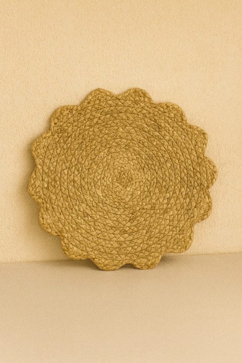 Plato de Sitio Fibras Flor 37cm - comprar online