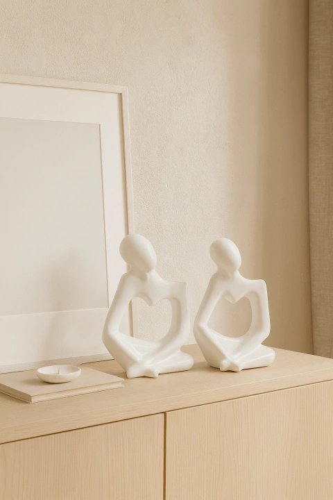 Figura Ceramica mujer Blanco Grande - comprar online