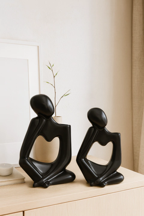 Figura Ceramica mujer Negra Grande - comprar online