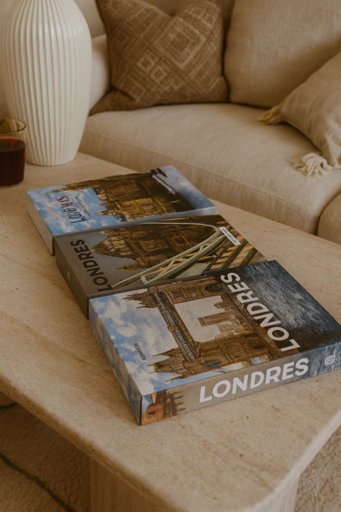 Set 3 Cajas Libros Deco Londres - comprar online