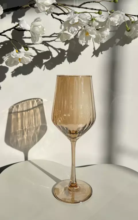 Set x6 Copas Oporto 510ml Dorado - comprar online