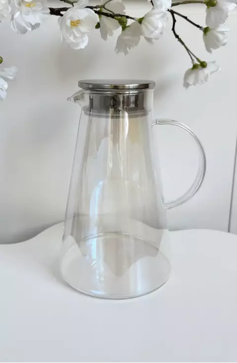 Jarra Vidrio Tornasol Lisa 1,800ml - comprar online