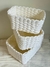 Set de 3 Organizadores Rectangular Blanco - tienda online
