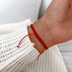 Pulsera de Hilo Josephine roja en internet