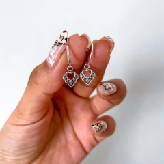 Argollas corazon Chandra