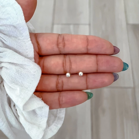 Aros Classic Bolita 3mm (par)