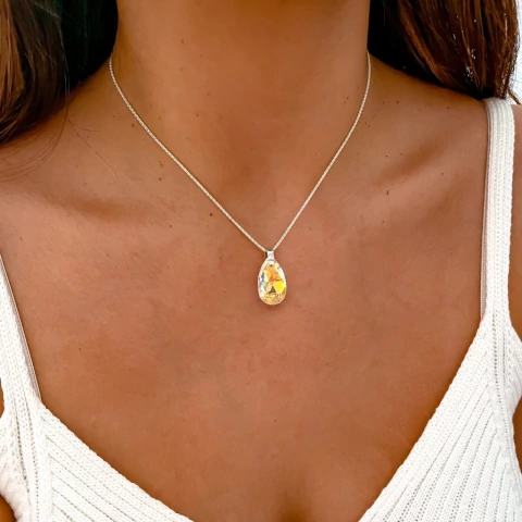 Collar Gota Swarovski