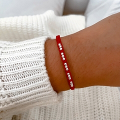 Pulsera de Hilo Josephine roja - comprar online