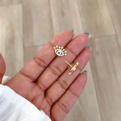 Pasantes Lucia gold (par) - comprar online