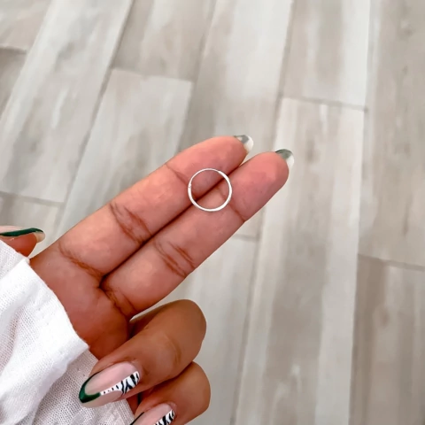 Argolla Lisa 12mm (unidad)