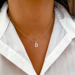 Collar Inicial D - comprar online