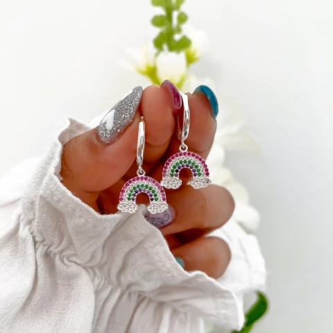 Argollas Rainbow (par)