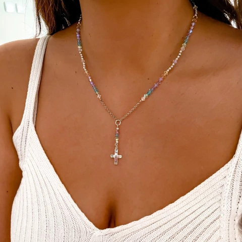 Rosario corto Swarovski Lyra