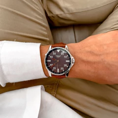 Reloj cuero - KO Texas Blue - comprar online