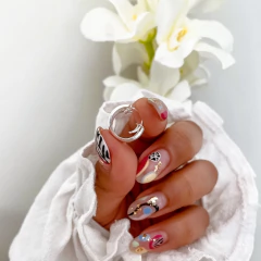 Argollas Noah 12mm (par) - tienda online