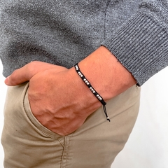 Pulsera de Hilo Josephine negra - comprar online