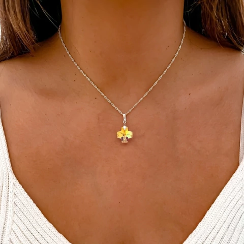 Collar Cruz Swarovski