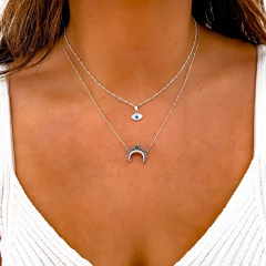 Gargantilla Luna Bali - A&M JOYAS