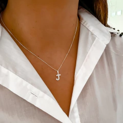 Collar Inicial J - comprar online