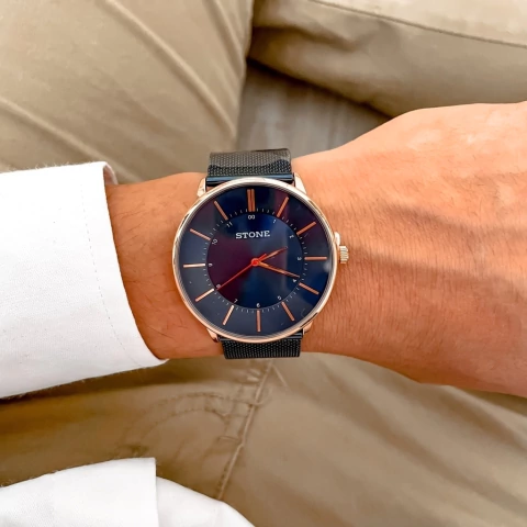 Reloj Tejido - Stone 1089 Blue