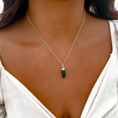 Collar Pendulo Malaquita
