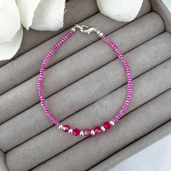 Pulsera Marie fucsia