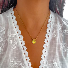 Collar corazón tornasol - comprar online
