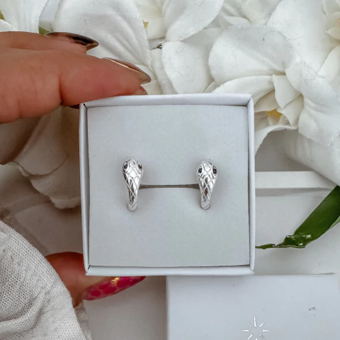 Argollas serpiente (par)