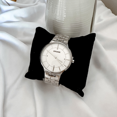 Reloj Metal - Stone 1087 white - A&M JOYAS