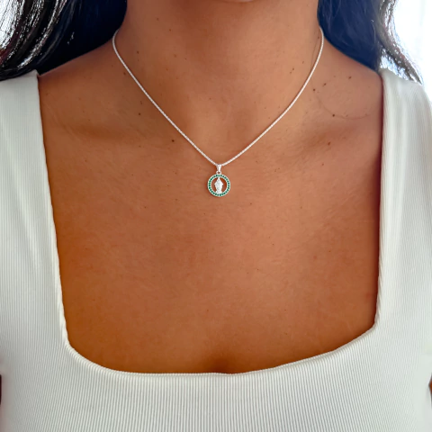 Collar virgen de la medalla milagrosa