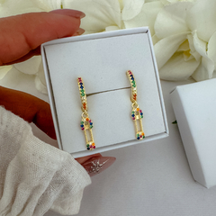 Argollas libby color (par) - comprar online