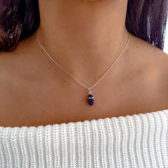 Collar pendulo lapislazuli - comprar online