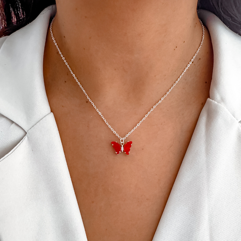 Collar adelyn rojo