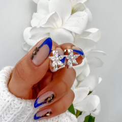 argollas flower (par) en internet