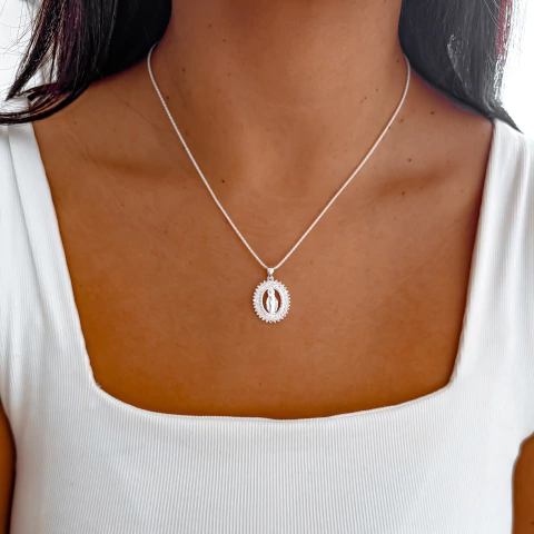 Collar virgen de la medalla milagrosa - comprar online