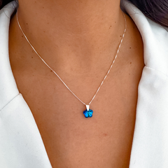 Collar flower blue