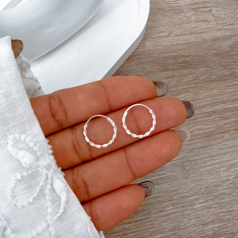 Argollas Ohio 12mm (par) - comprar online