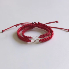 Kit Pulseiras Proteção Mãe e Bebê Amor Infinito Prata 925 - comprar online